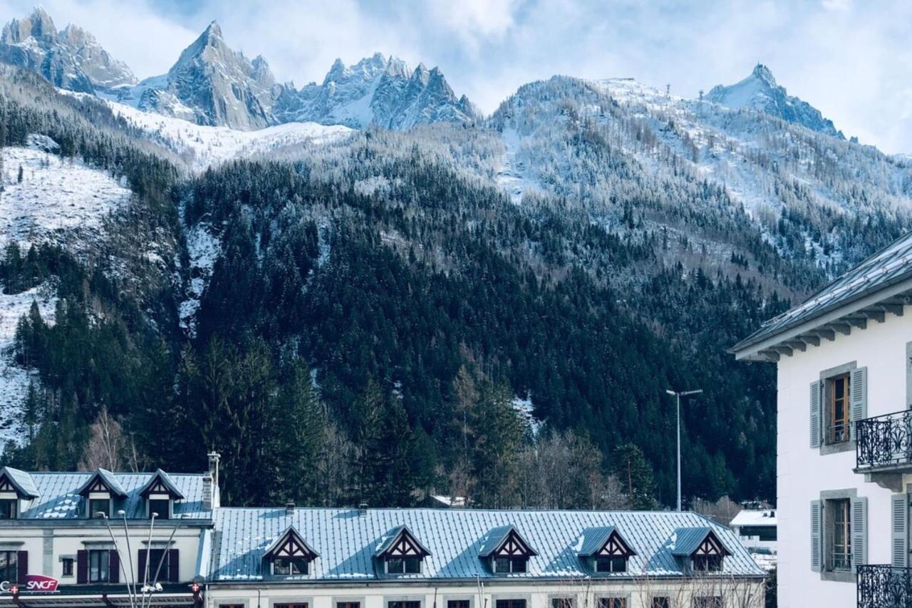 Les Aiguilles- Town Centre Luxury 2 Bedroom Apartment Chamonix Mont Blanc Exterior foto